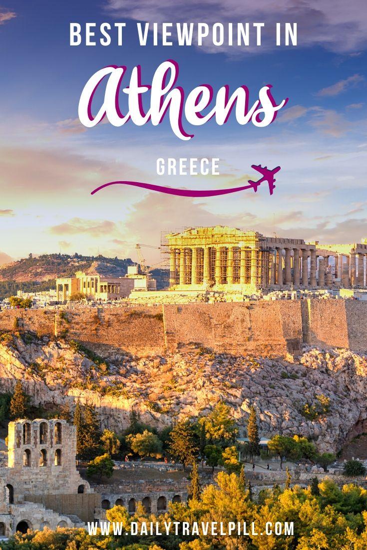 The best view of Acropolis in Athens - Aeropagus Hill