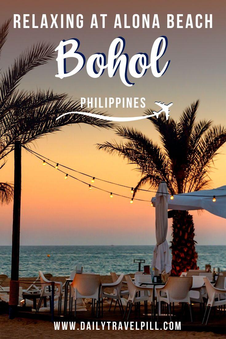 Sunset at Alona Beach Bohol