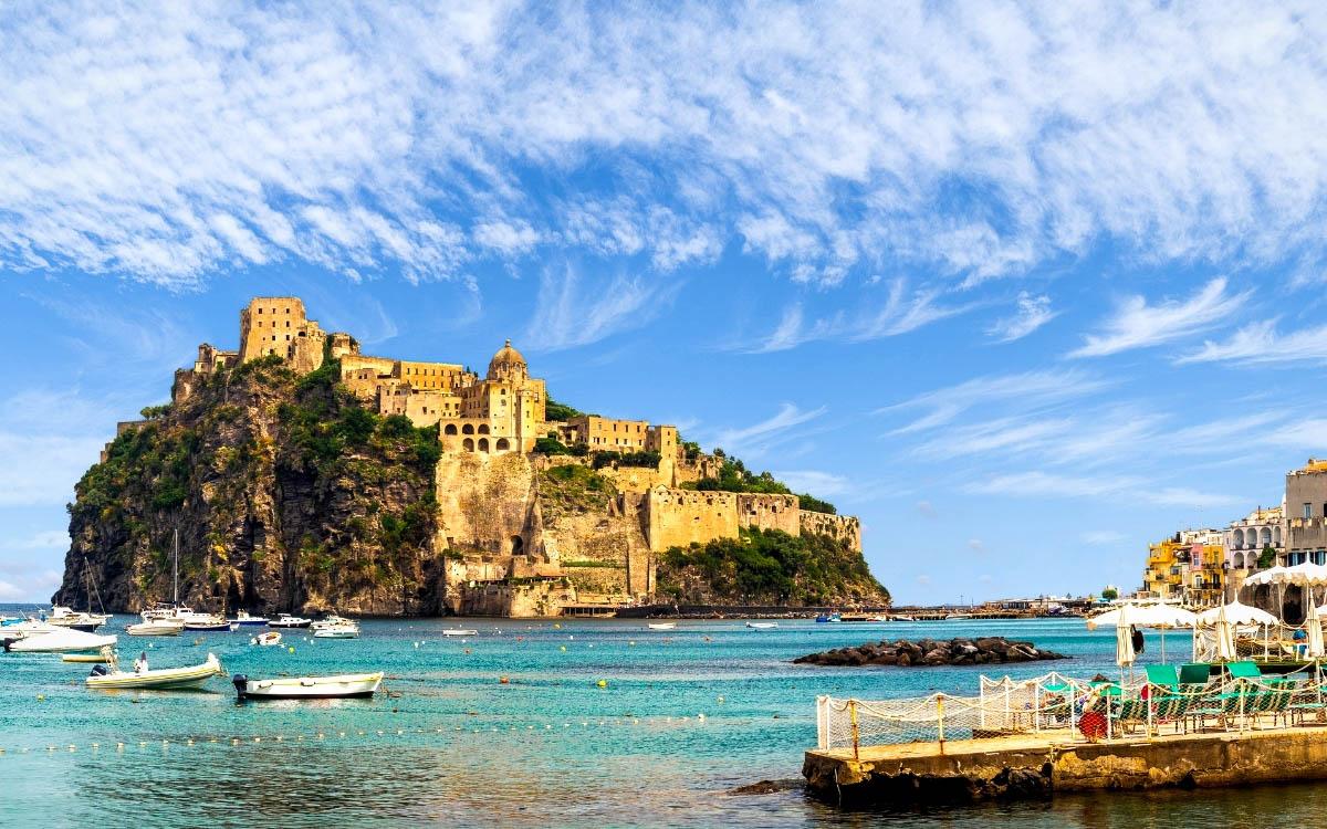 Aragonese Castle, Italy - the most beautiful castles in Europe, fairytale castles in Europe, top castles in Europe, must-visit castles in Europe. unique castles in Europe