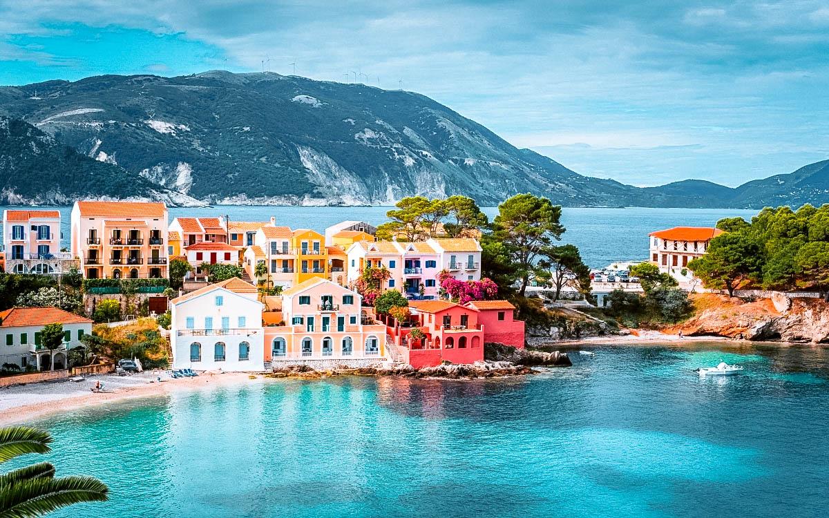Assos Village Greece - most colorful destinations in the world, vibrant cities, colorful cities, colorful earth, vibrant places around the world