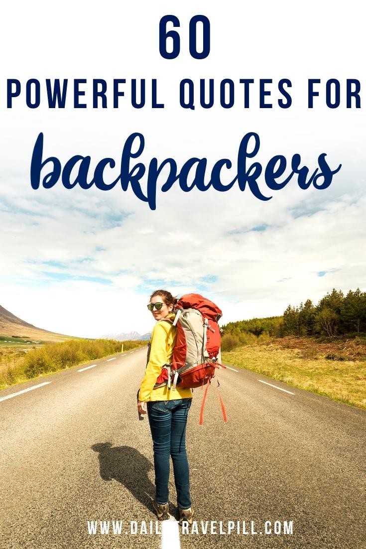 backpacking quotes, backpacking captions