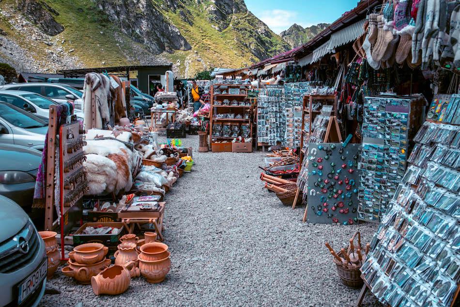 Transfagarasan Highway Romania souvenir shops