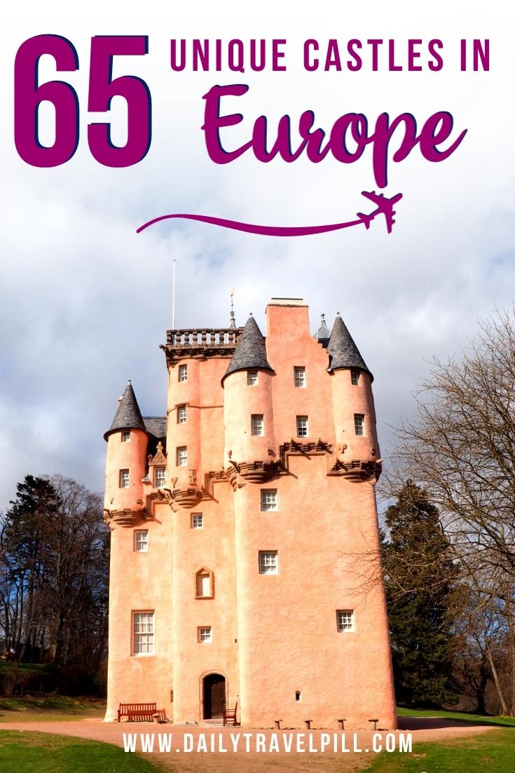 Top European Castles, most beautiful castles in europe, fairytale castles in Europe, unique castles in europe