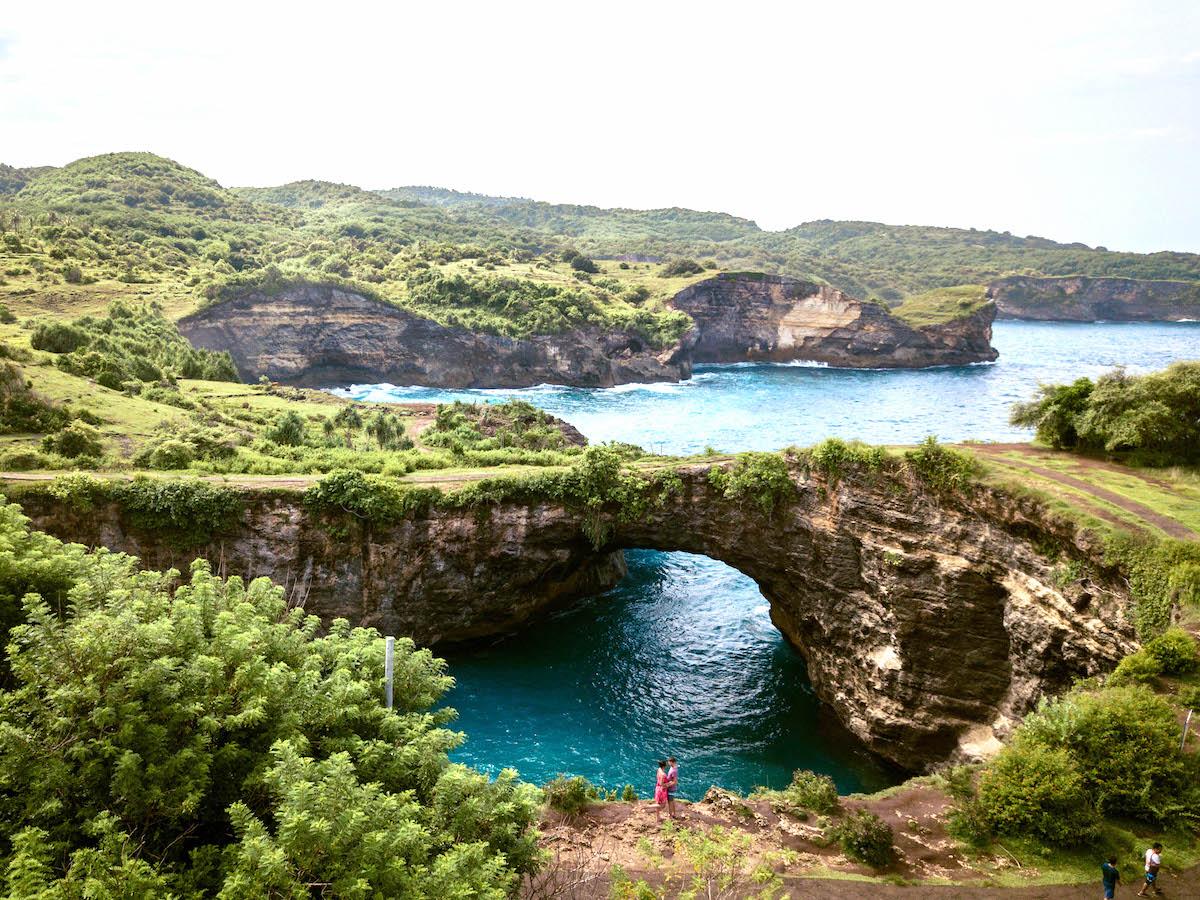Broken Beach Nusa Penida Drone view