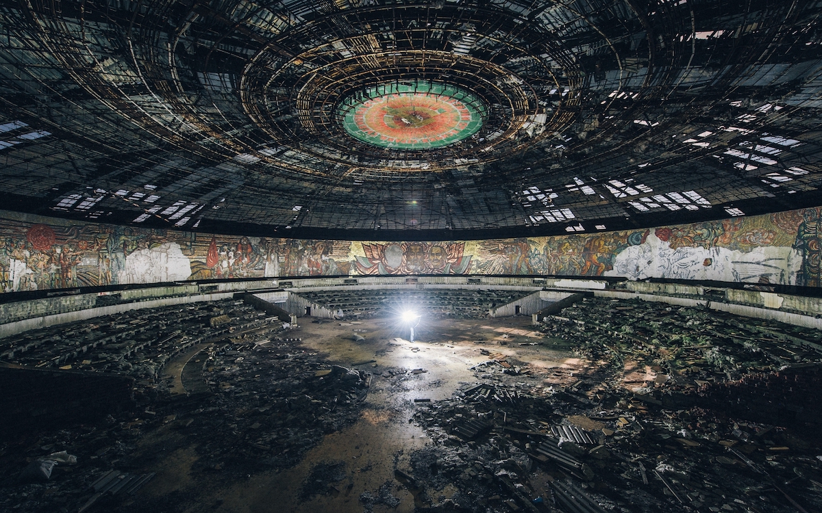 Buzludzha monument interior