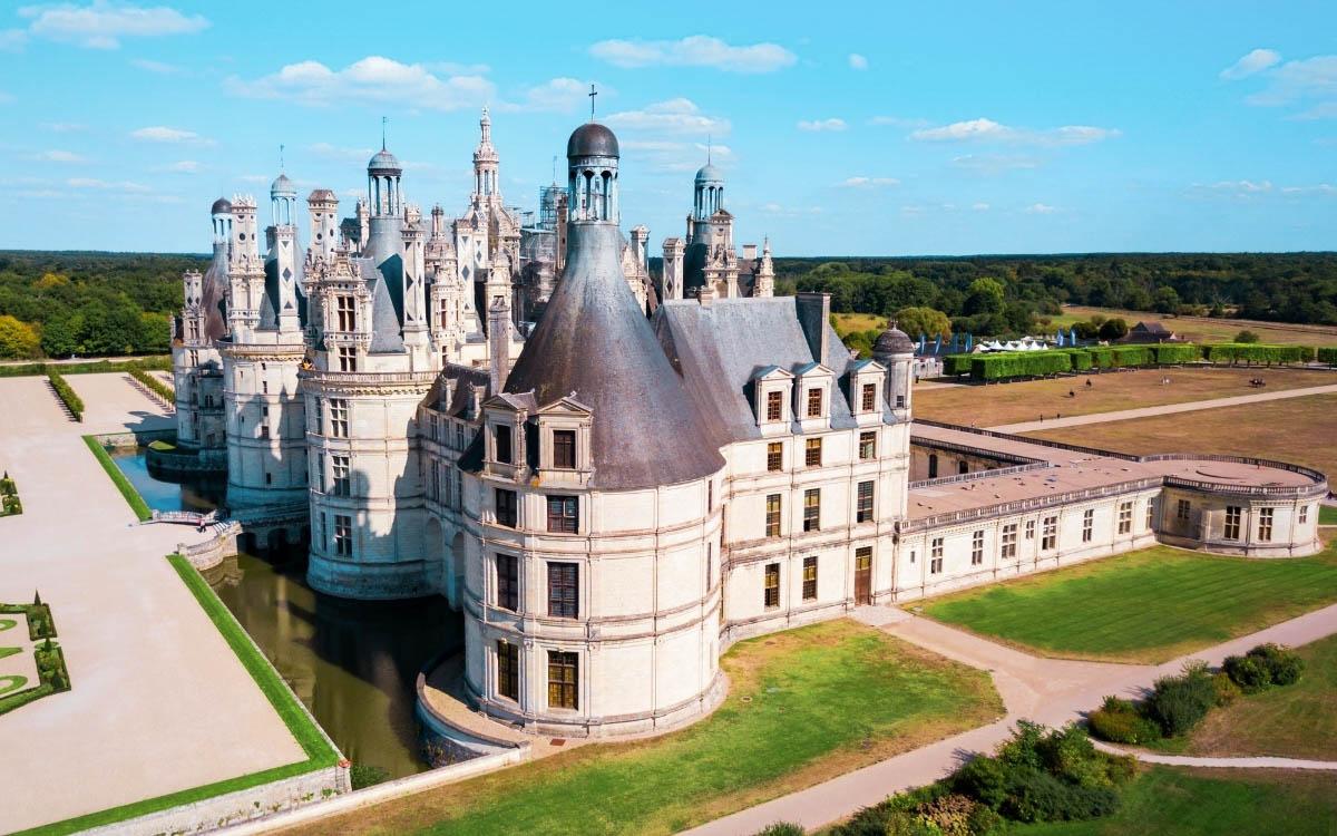 Chateau de Chambord, France - the most beautiful castles in Europe, fairytale castles in Europe, top castles in Europe, must-visit castles in Europe. unique castles in Europe