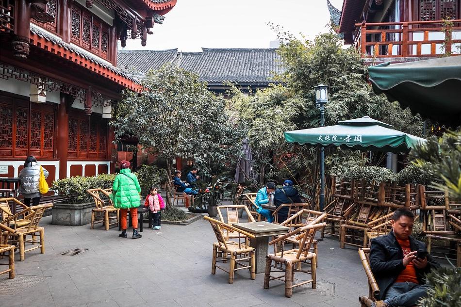 Wenshu Monastery Chengdu tea house