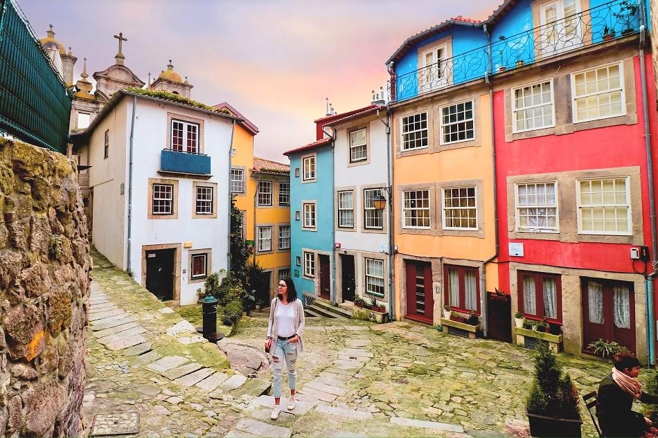 Aurelia Teslaru at Porto Colorful Houses Square