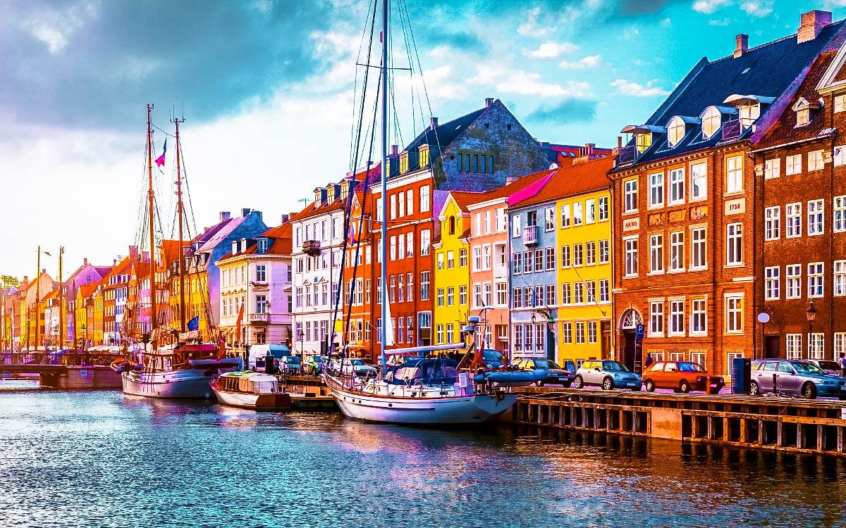 Copenhagen colorful city Denmark - most colorful destinations in the world, vibrant cities, colorful cities, colorful earth, vibrant places around the world
