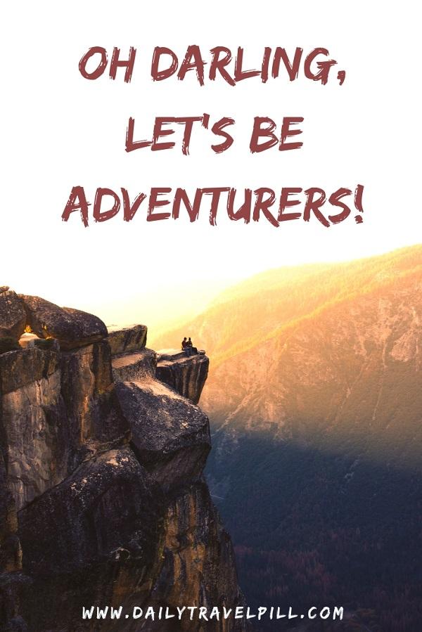 adventure travel couple quote