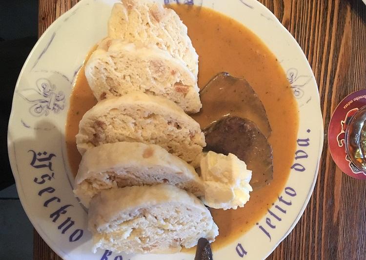 Svickova at Dacicky Restaurant in Kutna Hora