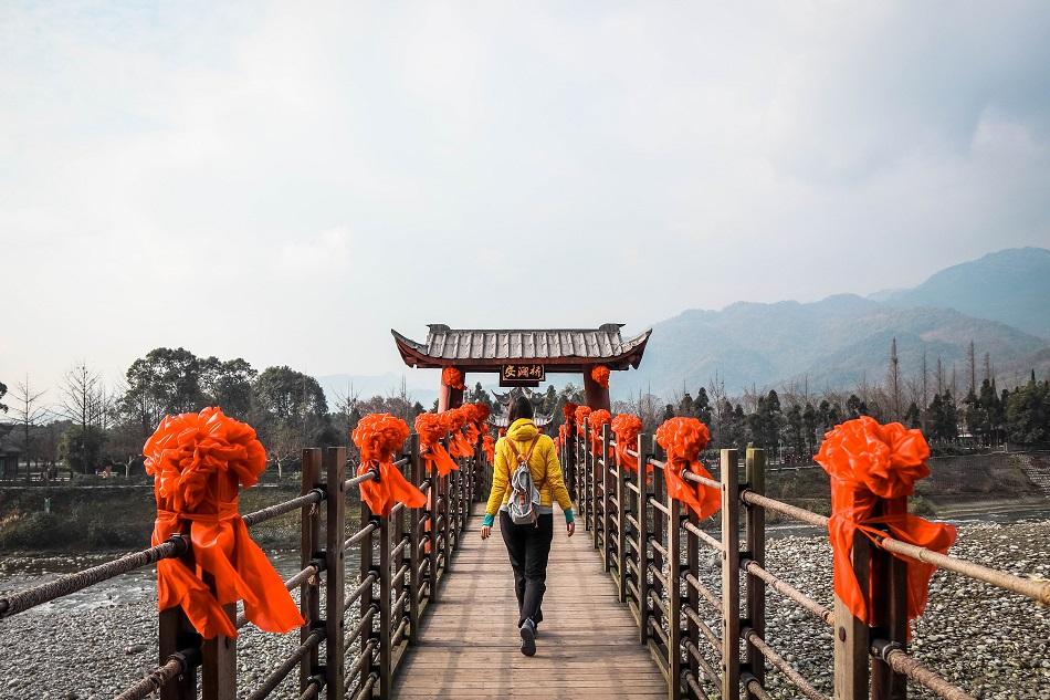 Dujiangyan Irrigation System Anlan Bridge