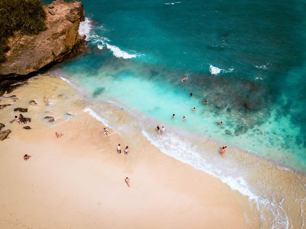 dream beach nusa lembongan, dream beach bali, best beach nusa lembongan, dream beach nusa island