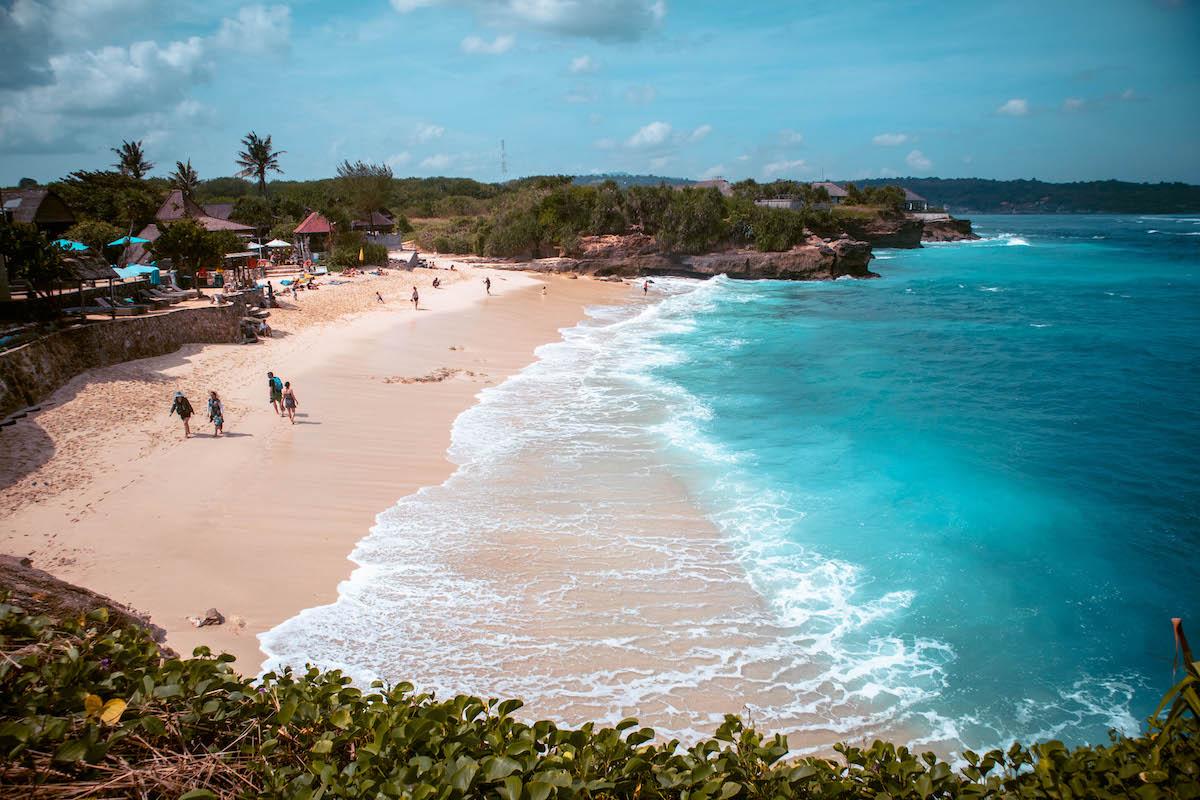 dream beach nusa lembongan, dream beach bali, best beach nusa lembongan, dream beach nusa island