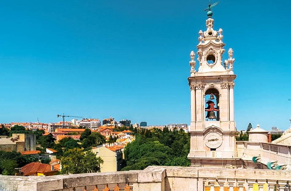 Estrela Basilica Rooftop viewpoint Lisbon