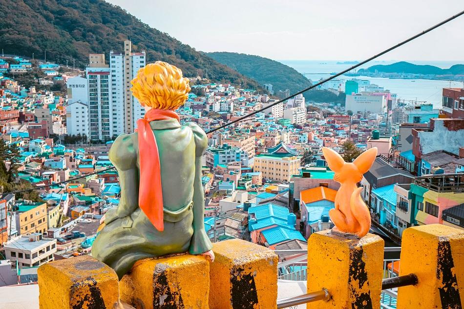 Street art at Gamcheon Culture Village, Busan