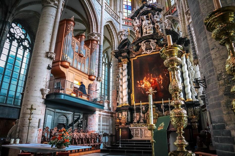 Inside of St. Bavo's Cathedral, Ghent