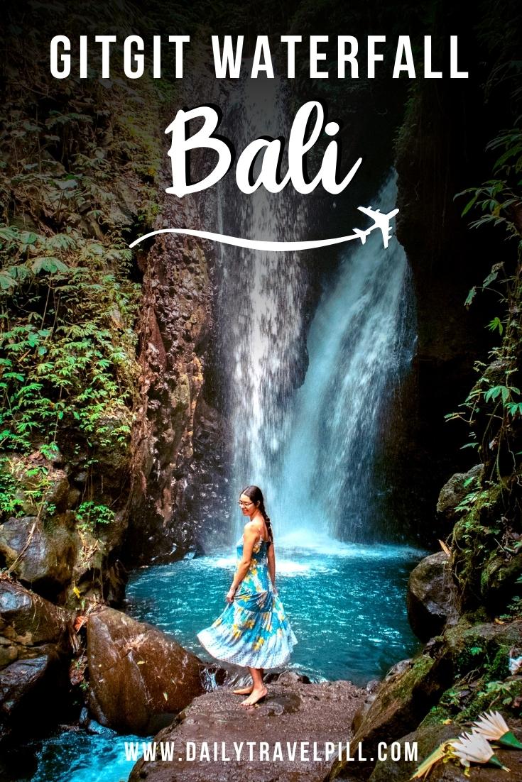 gitgit waterfall bali, git git waterfall bali, air terjun gitgit, gitgit twin waterfall
