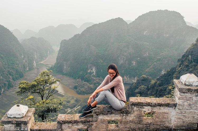 Panoramic view from Hang Mua Peak in Ninh Binh