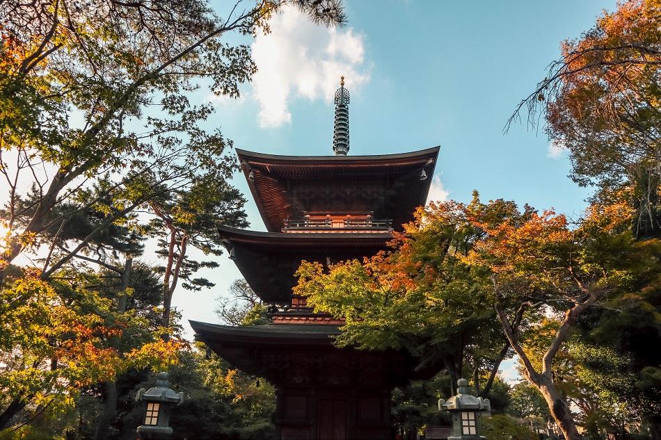 Gotokuji Temple Tokyo pagoda