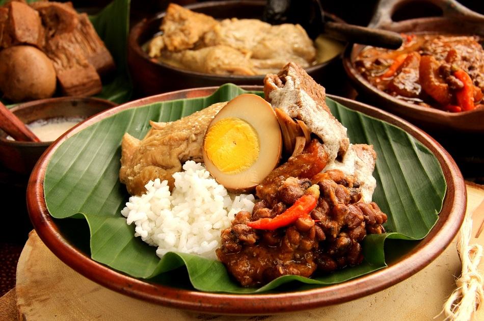 Gudeg traditional dish Java Indonesia