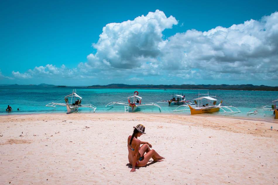 Aurelia Teslaru at Guyam Island Siargao