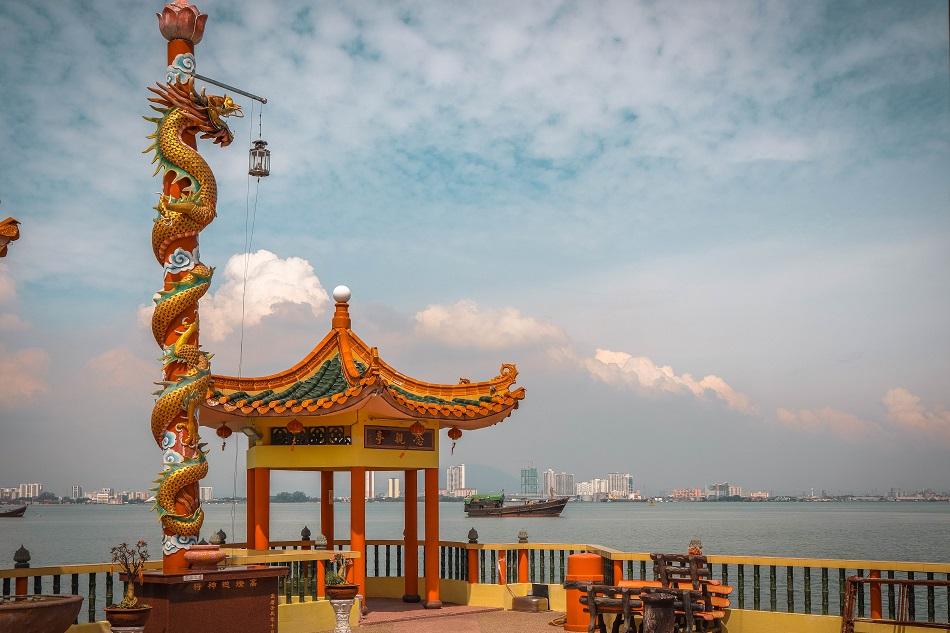 Hean Boo Thean floating temple in George Town, Penang