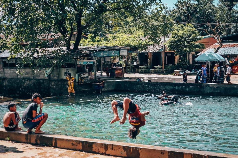 Waterfall Village in Hpa An