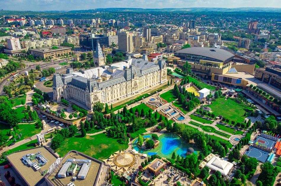 Palace of culture and park, Romania
