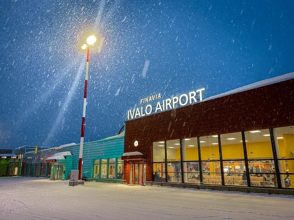 Ivalo Airport Lapland, Finland