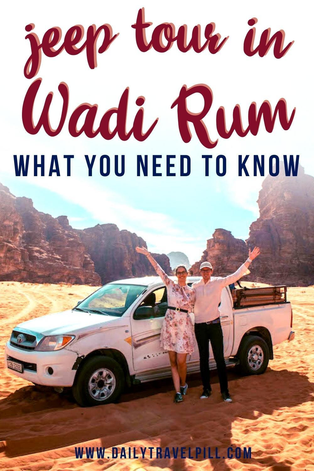 Wadi Rum jeep tour, wadi rum desert tour, wadi rum safari