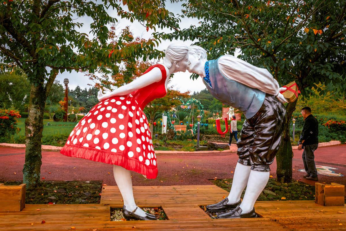Statues at Jeju Island Love Land - things to do in Korea in Winter, winter destinations in Korea, winter activities in South Korea