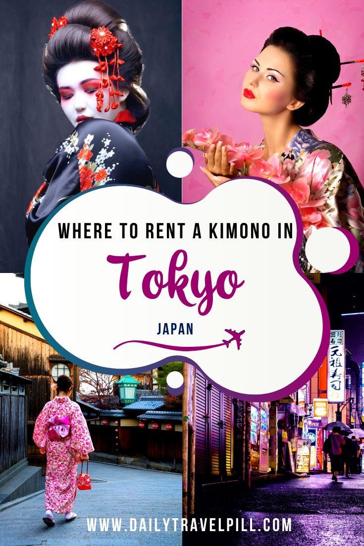 Wearing a kimono in Tokyo - where to rent one