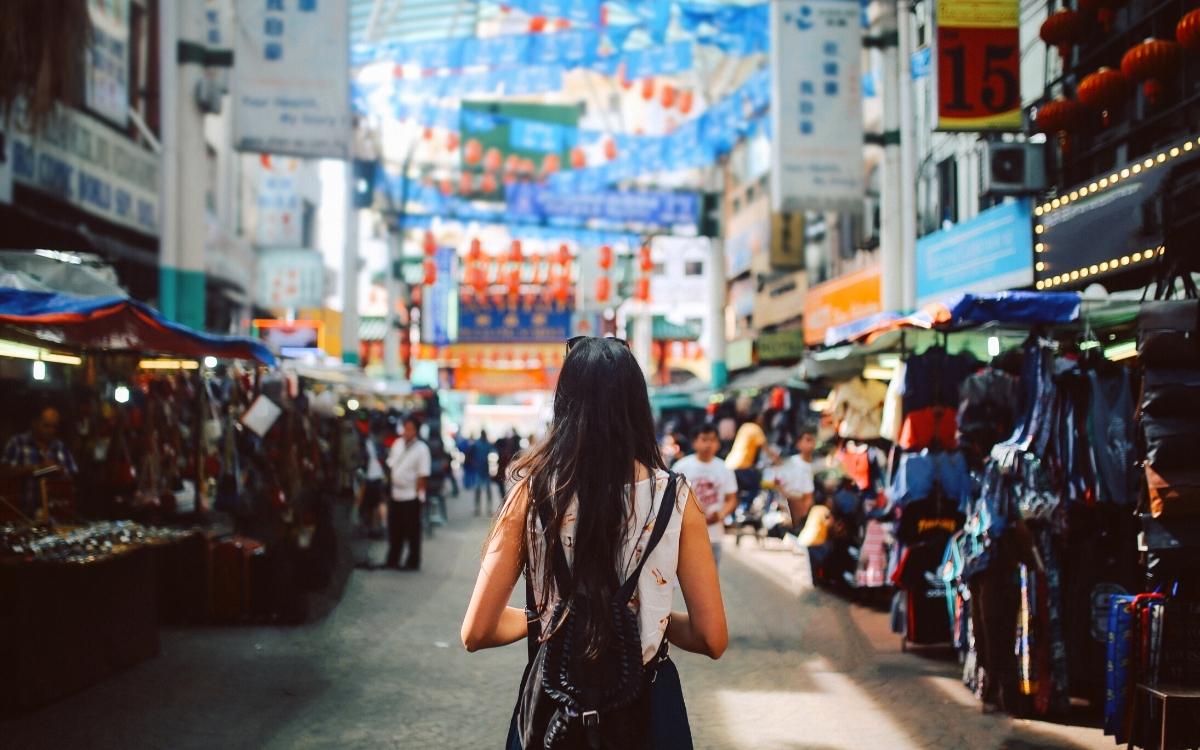 Chinatown shops in Kuala Lumpur