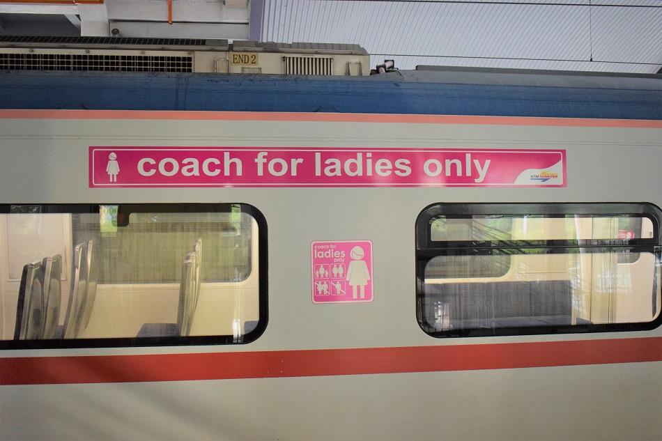 Train carriage from Kuala Lumpur to Batu Caves