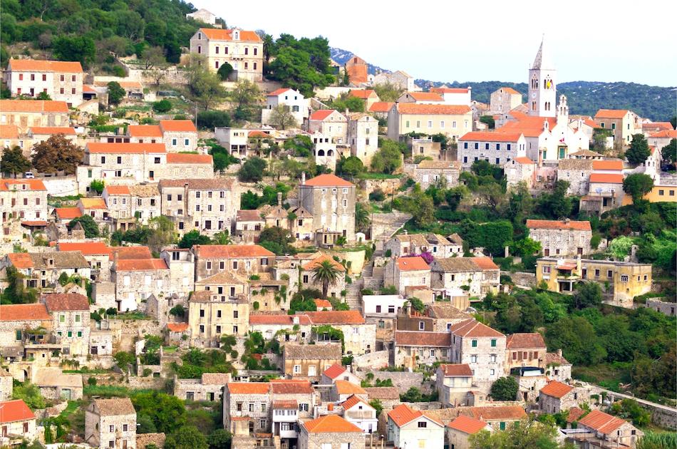 Lastovo Island Croatia hill