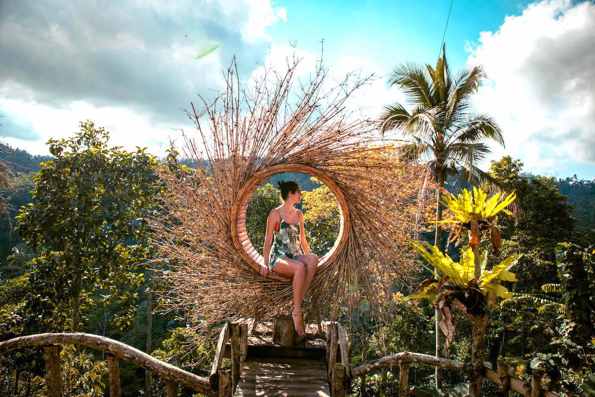 Leke Leke Waterfall Bali nest