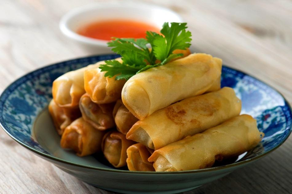 Lumpia Traditional dish in the Philippines
