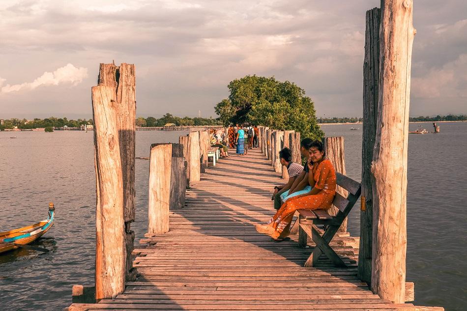 U Bein Bridge, Mandalay