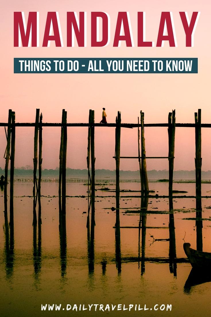 Mandalay things to do - itinerary