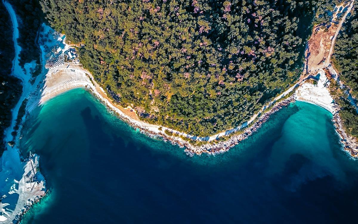 Marble Beach Thassos, Saliara Beach Thassos
