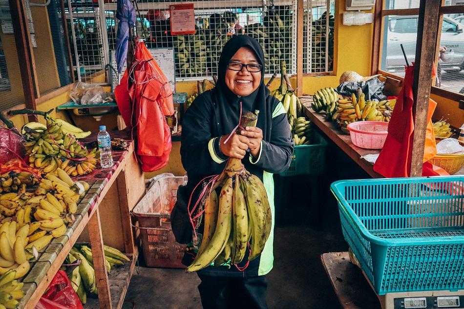 kristang culinary journey with Chef Melba at The Majestic Malacca - visiting a local market