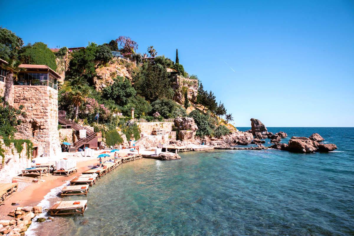 mermerli beach antalya city