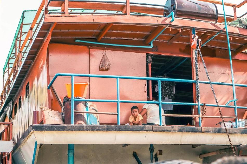 Boat ride to Mingun, Mandalay, Myanmar