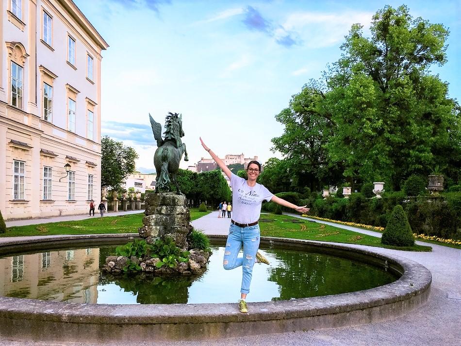 Aurelia Teslaru at Mirabell Palace