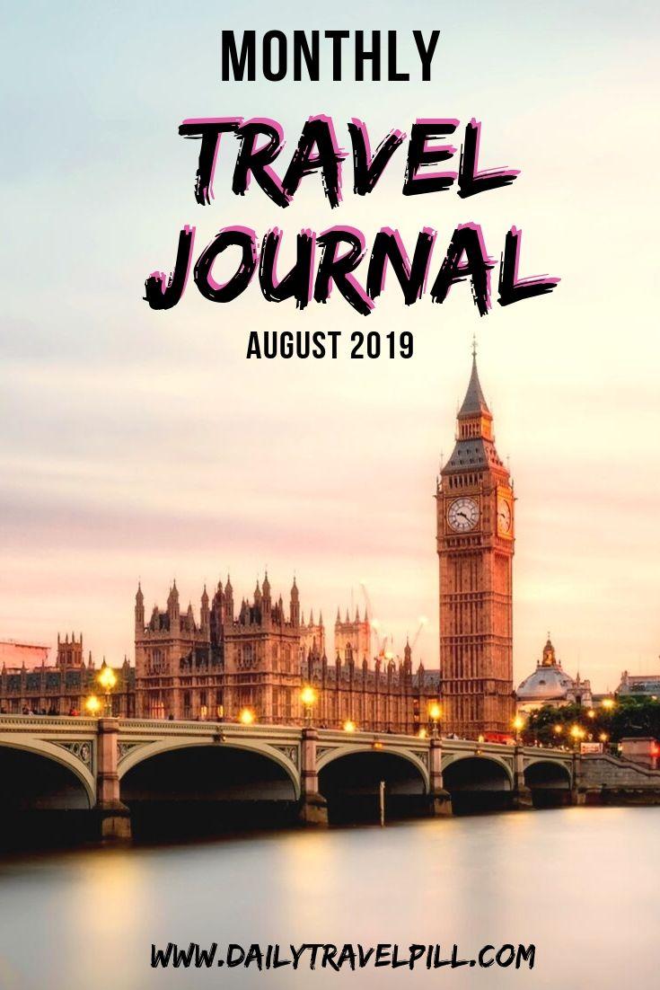 Monthly Travel Journal September 2019