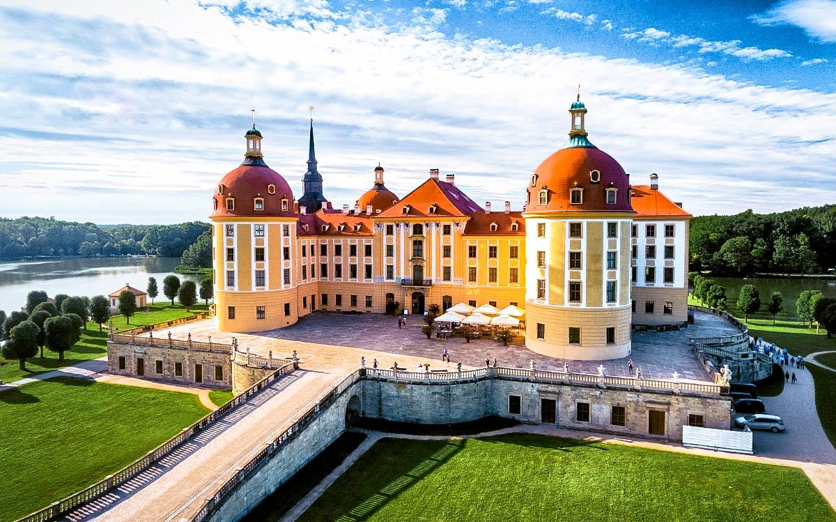 Mortizburg Castle, Germany - the most beautiful castles in Europe, fairytale castles in Europe, top castles in Europe, must-visit castles in Europe. unique castles in Europe