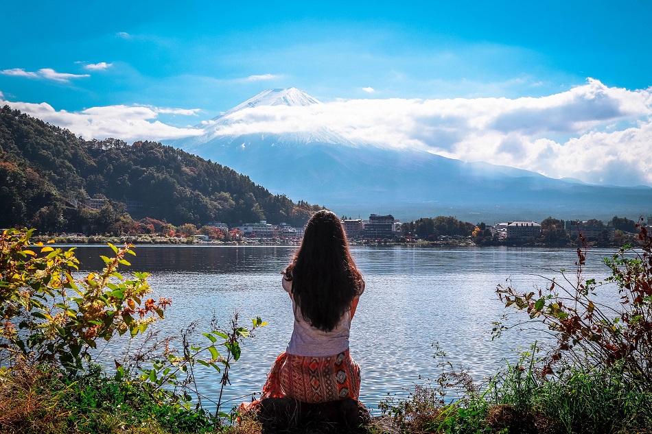 Fuji viewpoint Kawaguchiko Lake, Japan