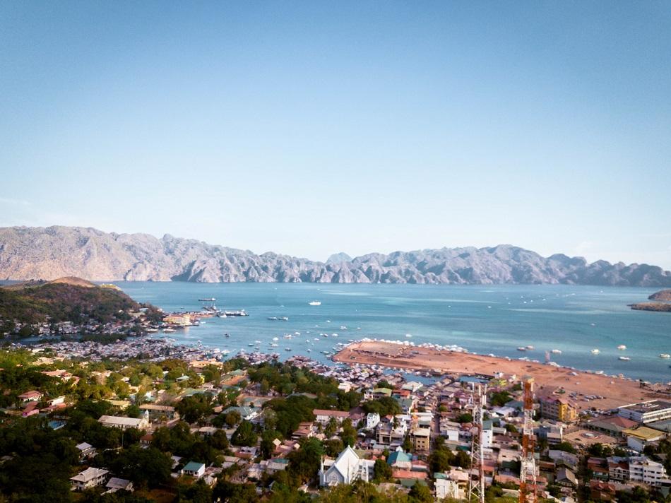 Mt. Tapyas, Coron view over Coron Bay