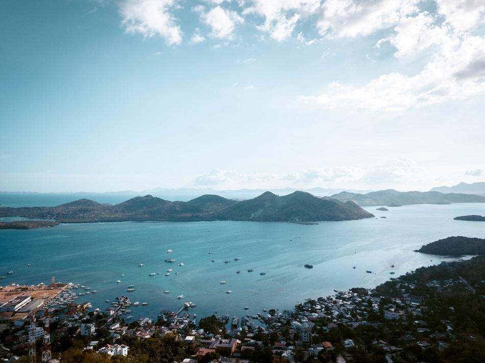 Mt. Tapyas, Coron view over Coron Bay